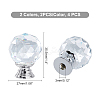 4Pcs 2 Style Quartz Crystal Drawer Knobs FIND-FH0002-85-5