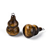 Natural Tiger Eye Pendants G-T144-73E-2