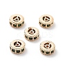 Brass Micro Pave Cubic Zirconia Beads KK-R216-10A-KCG01-1