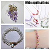 160Pcs 10 Style Transparent Glass Beads Strands GLAA-GA0001-33-5