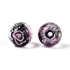 Handmade Foil Lampwork Beads LAMP-T021-33B-3