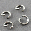 Tarnish Resistant 304 Stainless Steel Open Jump Rings A-STAS-R049-4x0.6mm-1