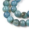 Glass Round Beads Strands GLAA-M044-01M-3