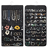2Pcs 2 Styles Rectangle Foldable Non-woven Fabric Jewelry Roll AJEW-FG0003-97-1