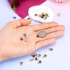 24Pcs 12 Colors Glass Rhinestone Charms STAS-TA0002-68-6