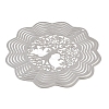 201 Stainless Steel 3D Rotating Hanging Wind Spinner STAS-B122-01P-04-2