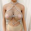 Alloy Full Crystal Rhinestone Tassel Sexy Body Chains for Bikini WGE7893-02-2