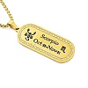 Constellation 304 Stainless Steel Micro Pave Clear Cubic Zirconia Wheat Chain Pendant Necklaces for Women Men NJEW-U007-01G-1