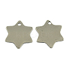 Tarnish Resistant 201 Stainless Steel Stamping Blank Tag Pendants STAS-S025-1