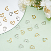 DIY Stainless Steel Heart Dangle Earrings Making Kit DIY-DR0001-39-4