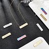 12Pcs 3 Colors 304 Stainless Steel Pendants STAS-UN0045-47-2