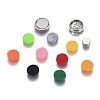 304 Stainless Steel Diffuser Locket Aromatherapy Essential Oil AJEW-N025-03P-1