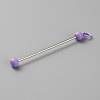 Iron Bar Beadable Keychain for Jewelry Making DIY Crafts IFIN-SZC0005-01A-16-2