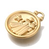 PVD Vacuum Plating 304 Stainless Steel Pendants STAS-S148-30G-03-2
