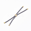 Nylon Twisted Cord Bracelet Making MAK-T003-10G-2