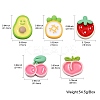 25Pcs 5 Styles Opaque Resin Cabochons RESI-CJ0003-79-3