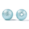 Matte Round ABS Plastic Imitation Pearl Beads SACR-R880-8mm-Z19-2