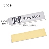 430 Stainless Steel Sign Stickers STAS-GF0001-06A-2
