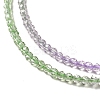 Transparent Gradient Color Glass Beads Strands GLAA-H021-01A-11-3