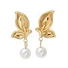 304 Stainless Steel Butterfly Wing Stud Earrings EJEW-S253-22G-2