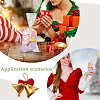 100Pcs Christmas Snowflake Printed OPP Cellophane Candy Packaging Bags ABAG-GF0001-41A-5