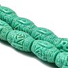 Synthetic Coral Carved Beads CORA-D034-04A-3