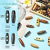 160Pcs 16 Styles Natural Wood Buttons FIND-CJ0004-42-2