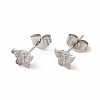 Non-Tarnish 304 Stainless Steel Butterfly Stud Earrings for Women EJEW-C004-11P-1