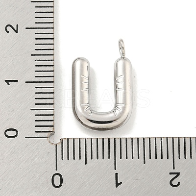 Non-Tarnish 304 Stainless Steel Pendants STAS-C102-15P-U-1