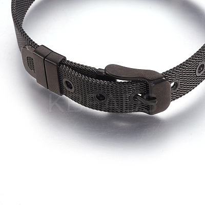 304 Stainless Steel Watch Bands WACH-P015-02B-1