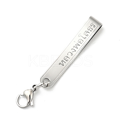 Tarnish Resistant 304 Stainless Steel Pendant Decorations STAS-C056-11P-1