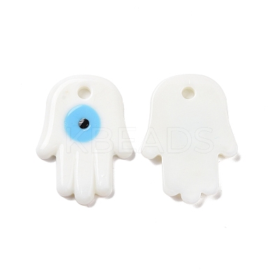 Handmade Evil Eye Lampwork Pendants LAMP-O018-02A-1
