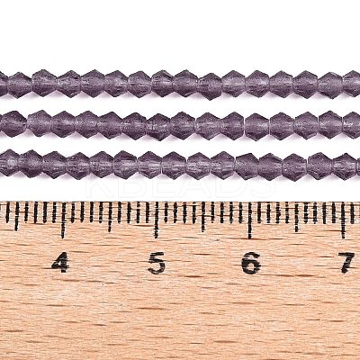 Imitate Austrian Crystal Frosted Glass Beads Strands LS-EGLA-A039-T2mm-MD04-1