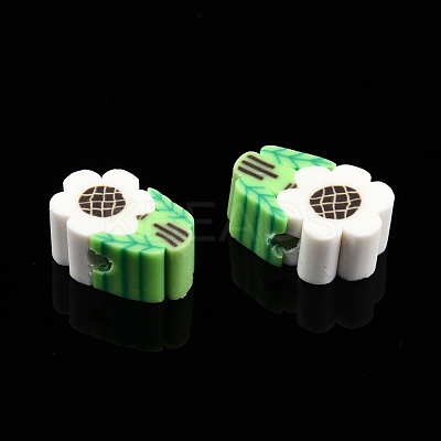 Handmade Polymer Clay Beads CLAY-N010-089B-1