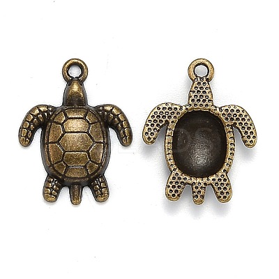 Tibetan Style Alloy Pendants TIBEP-MSMC021-13-1