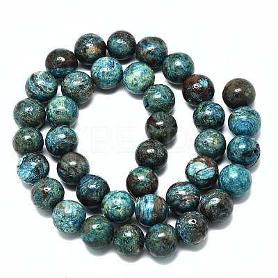 Natural Wave Jasper Beads Strands G-R485-10-10mm-1-1