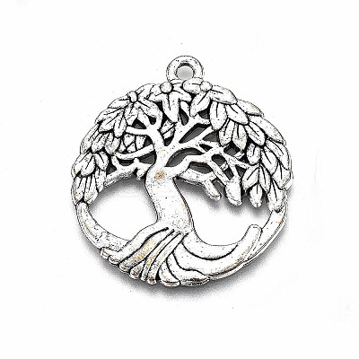 Tibetan Style Alloy Pendants LS-X-TIBE-S323-020AS-RS-1