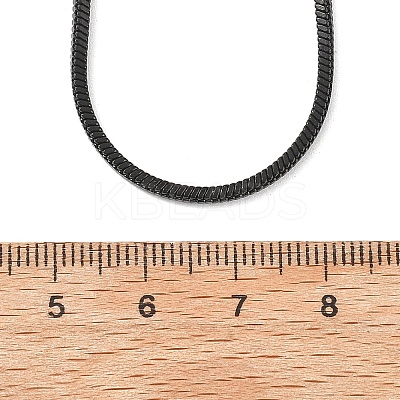 2MM 304 Stainless Steel Square Snake Chain Necklaces for Women NJEW-B131-01A-EB-1