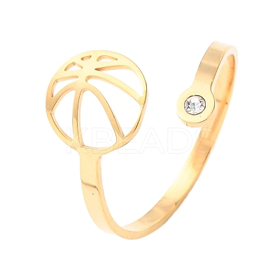 304 Stainless Steel Cuff Open Rings LS-RJEW-D337-01B-G-1