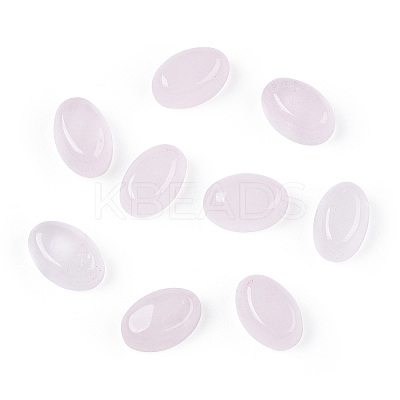 Natural Rose Quartz Cabochons G-A094-01A-12-1