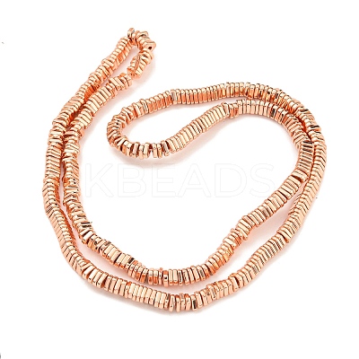 Electroplated Synthetic Non-magnetic Hematite Beads Strands G-C136-B01-02-1