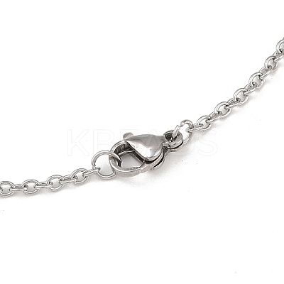 Tarnish Resistant Unisex Classic Plain 304 Stainless Steel Mens Womens Cable Chain Necklaces STAS-O037-83P-1