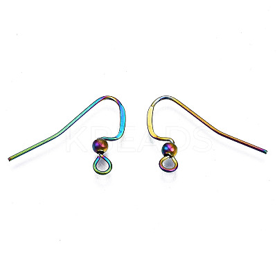 Ion Plating(IP) 304 Stainless Steel French Earring Hooks LS-STAS-S119-013-1