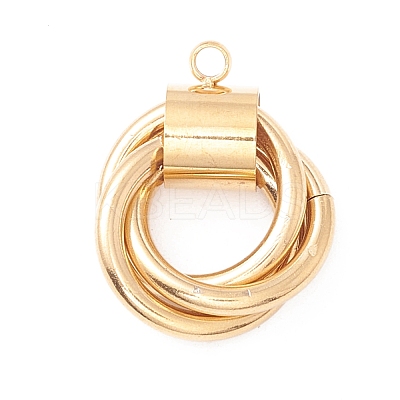 PVD Vacuum Plating 304 Stainless Steel Pendants STAS-A059-01A-G-1