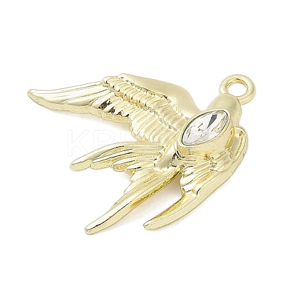 Alloy Pendants with Rhinestone PALLOY-R151-55G-1