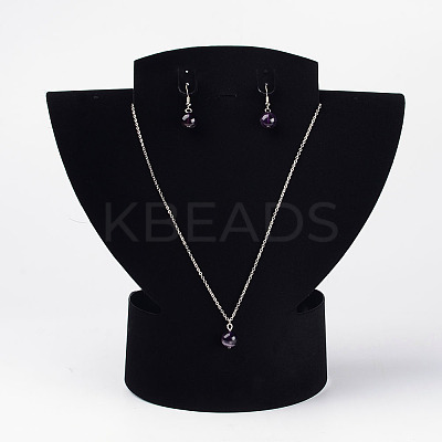 Velvet Jewelry Display Stands A2CDE021-1