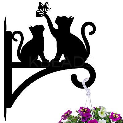 Iron Hanging Plant Hanger Bracket HJEW-WH0095-022-1