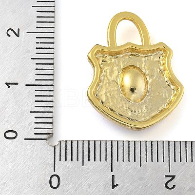 Rack Plating Brass Glass Pendants KK-G515-02A-1