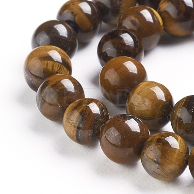 Natural Tiger Eye Beads Strands Z0RQX014-1