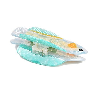 Cellulose Acetate(Resin) Claw Hair Clips PHAR-A014-02B-1
